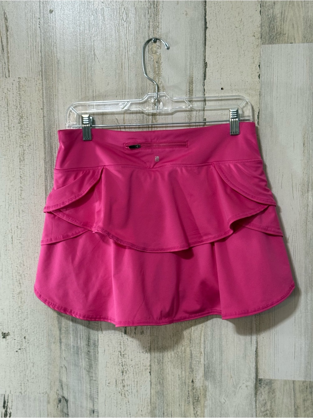 Ideology Hot Pink Tiered Ruffle Mini Tennis 🎾 Pickleball Golf Athletic Skirt - Picture 7 of 10